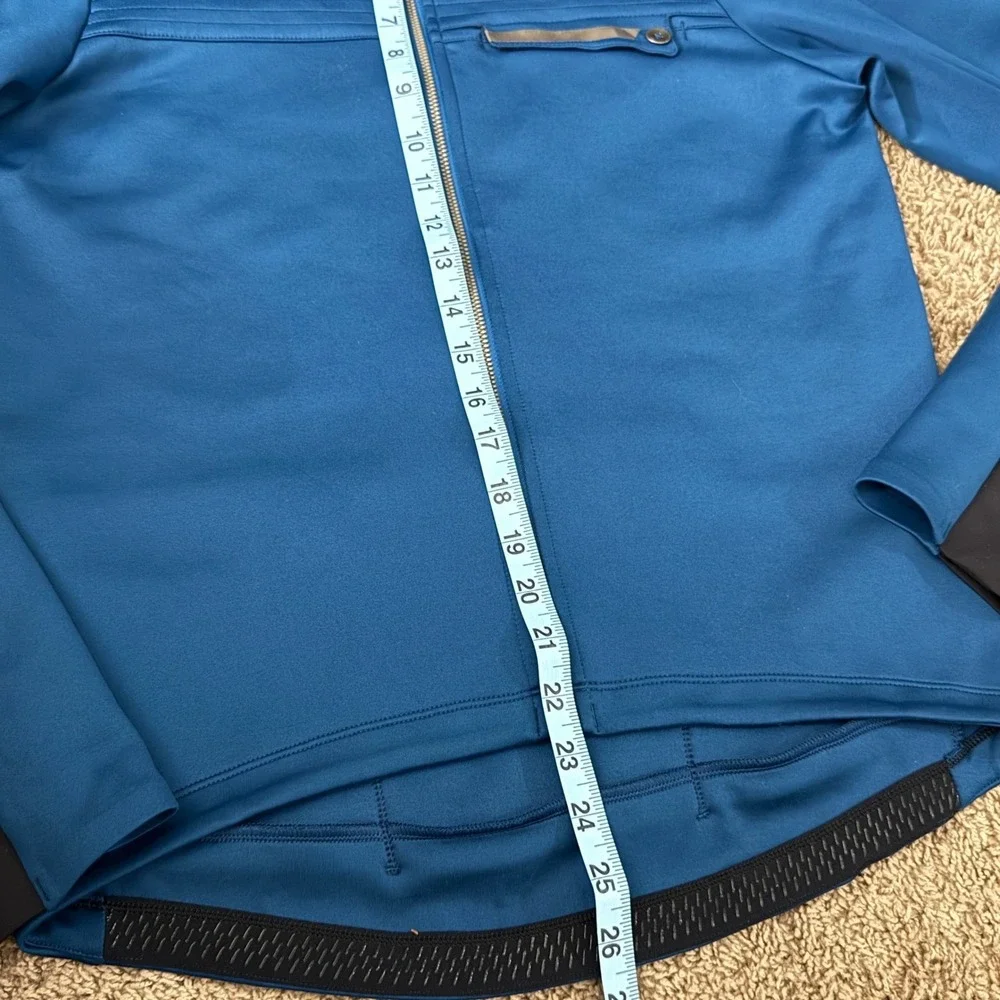 Pearl Izumi‎ Mens Blue Full Zip Cycling Jacket Large Back Pocket Size M EE25
